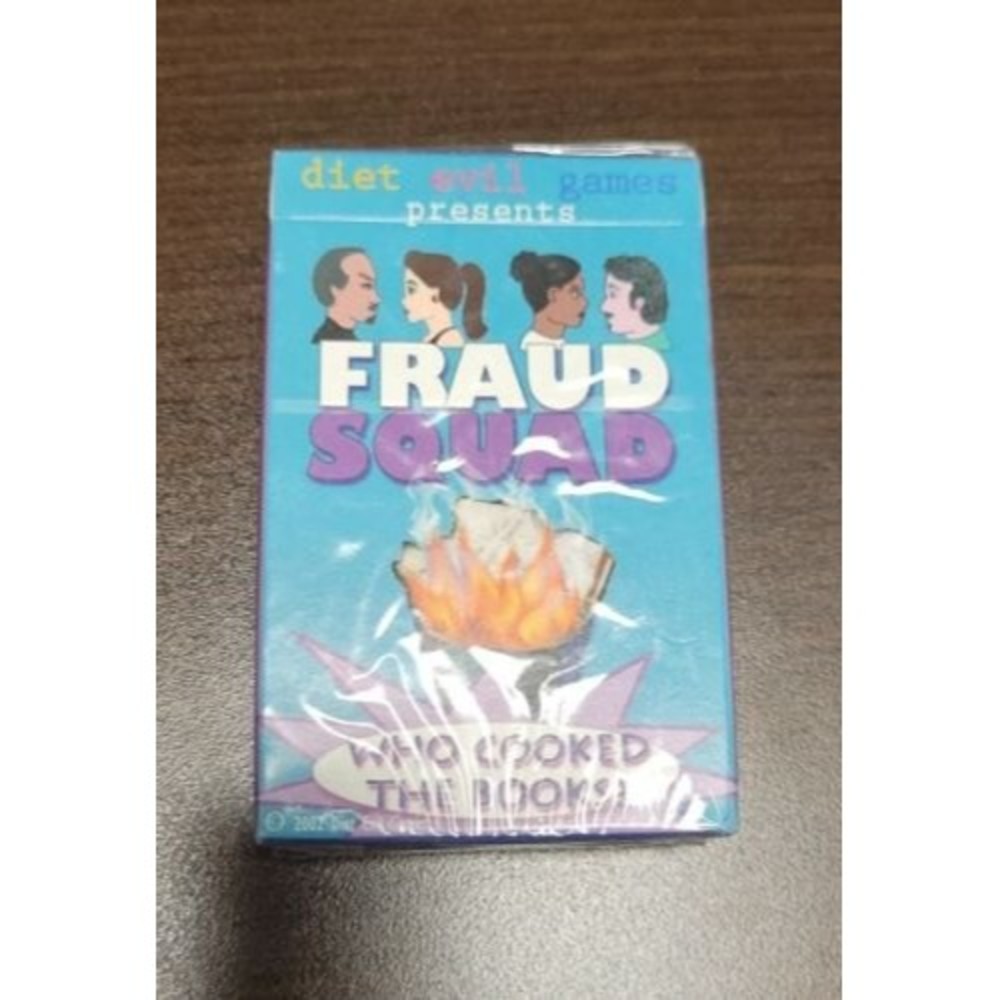 Fraud Squad Diet Evil Games Who Cooked The Books Playing Cards 2002
